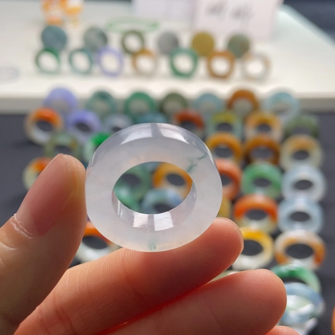 定制翡翠未镶嵌9～15圈口