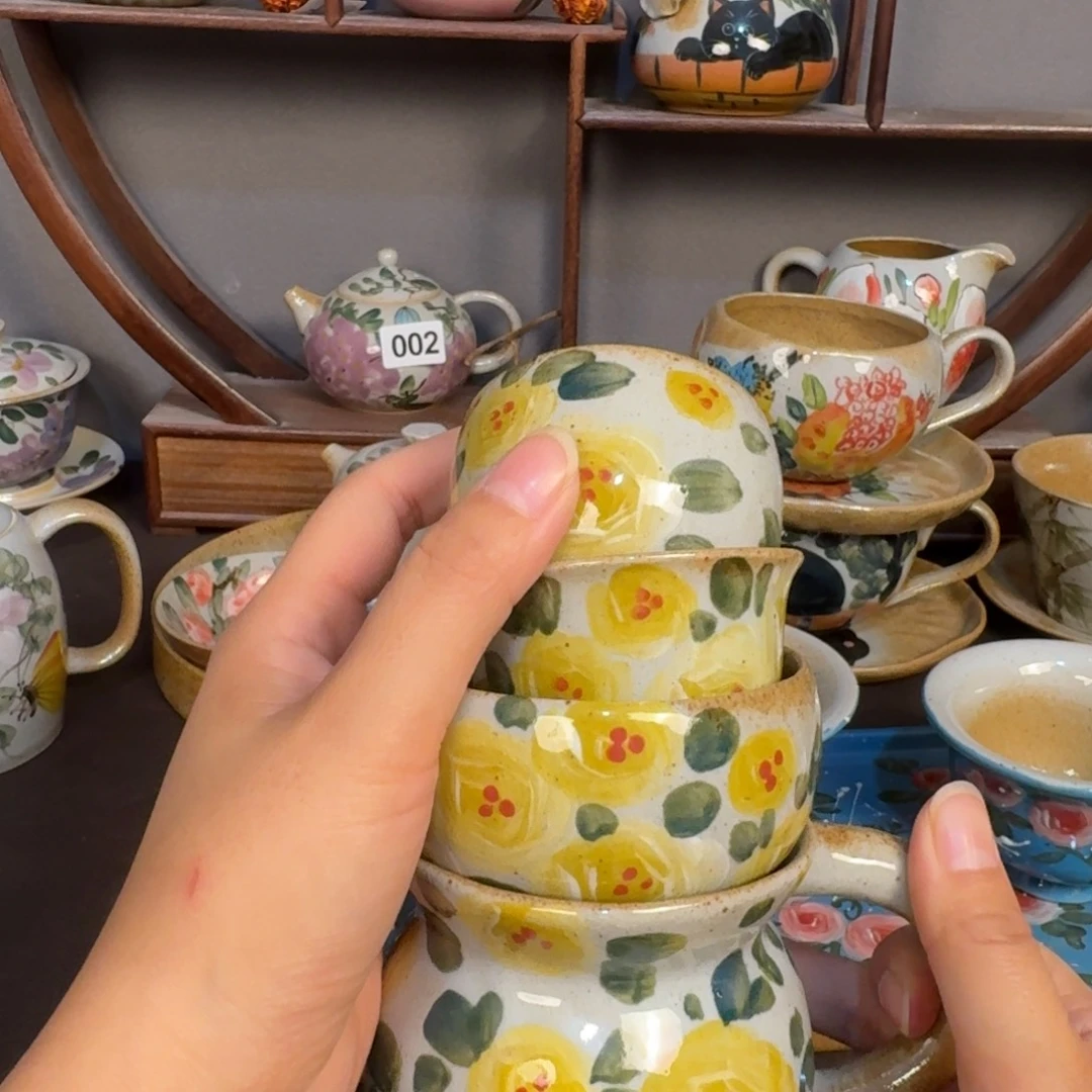 雨***鱼瓷片景德镇手工制作