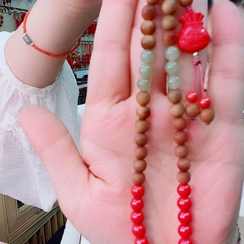 手链未镶嵌和田玉（糖玉）