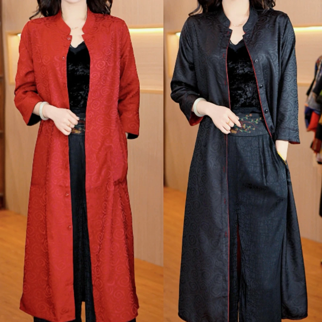 7090-33新款女士百搭风衣