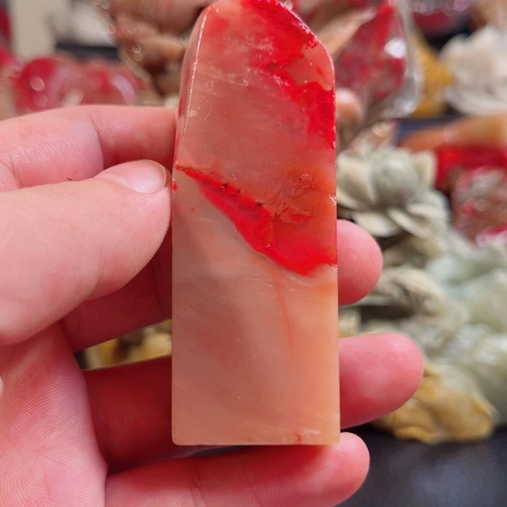 鸡血石巴林鸡血石印章