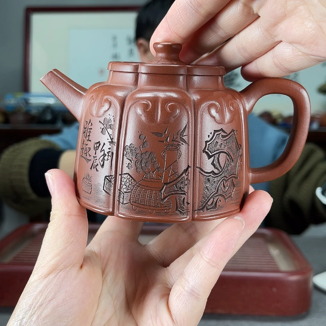 紫砂茶壶方圆紫砂