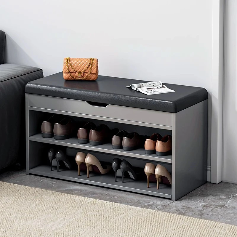 鞋架家用门口多层一体换鞋凳新款楼梯室内好看入户可坐轻奢鞋柜