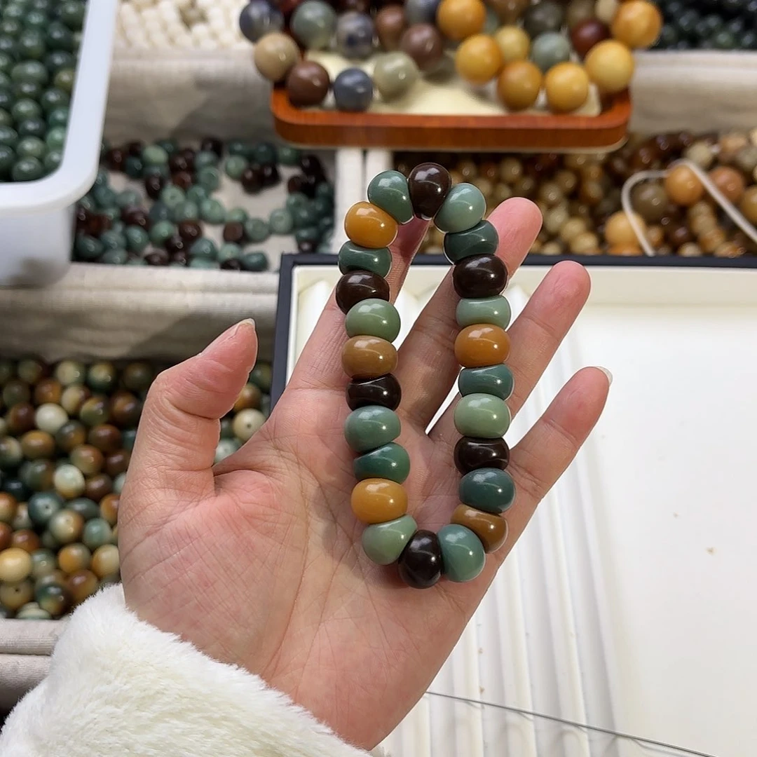 菩提根/象牙果手串圣*卡14蒜瓣24颗