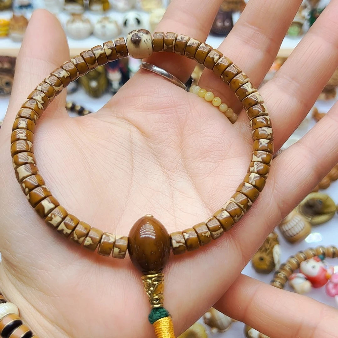 紫金鼠手串手工打磨手链