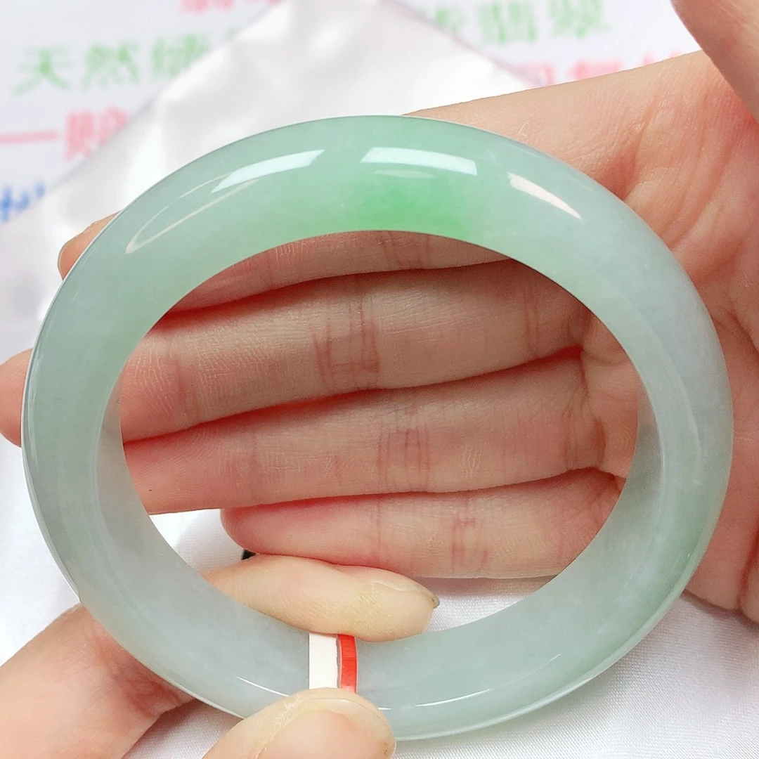 翡翠未镶嵌手镯翡翠手镯55