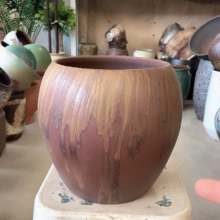 紫砂花盆正品口20高24。z z z z