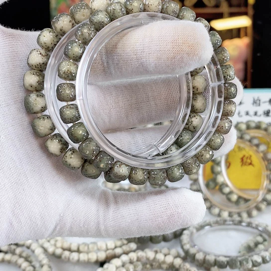 星月菩提手串I**o星月菩提雕刻手串