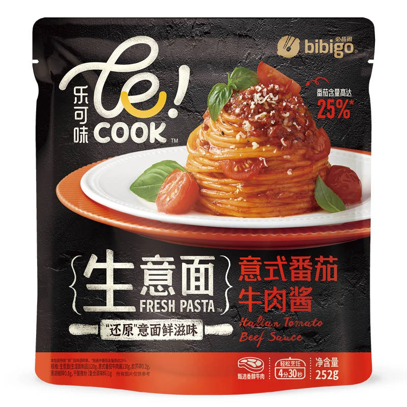 必品阁意式番茄牛肉生意面 252g