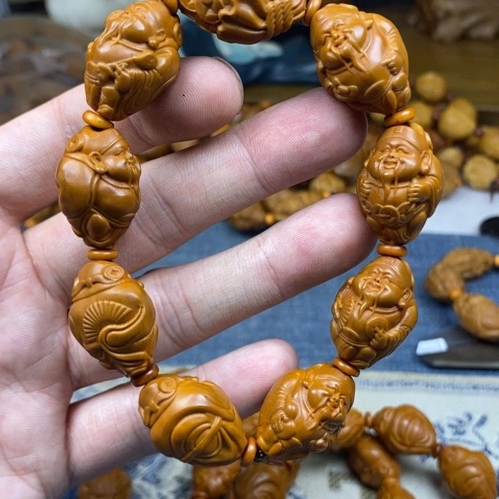 橄榄核手串/手链橄榄核雕工艺手串