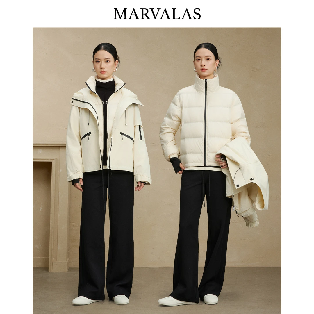 【辛小北】短款冬季可拆卸两穿外套女