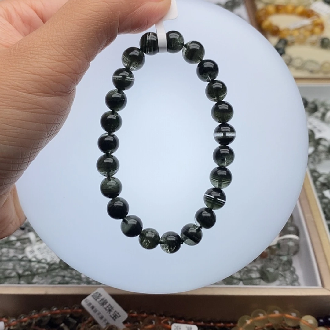 手链未镶嵌水晶绿幽灵手链