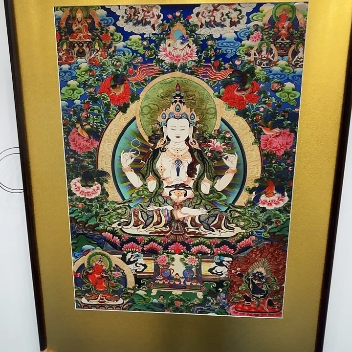 卷轴画唐卡作品框