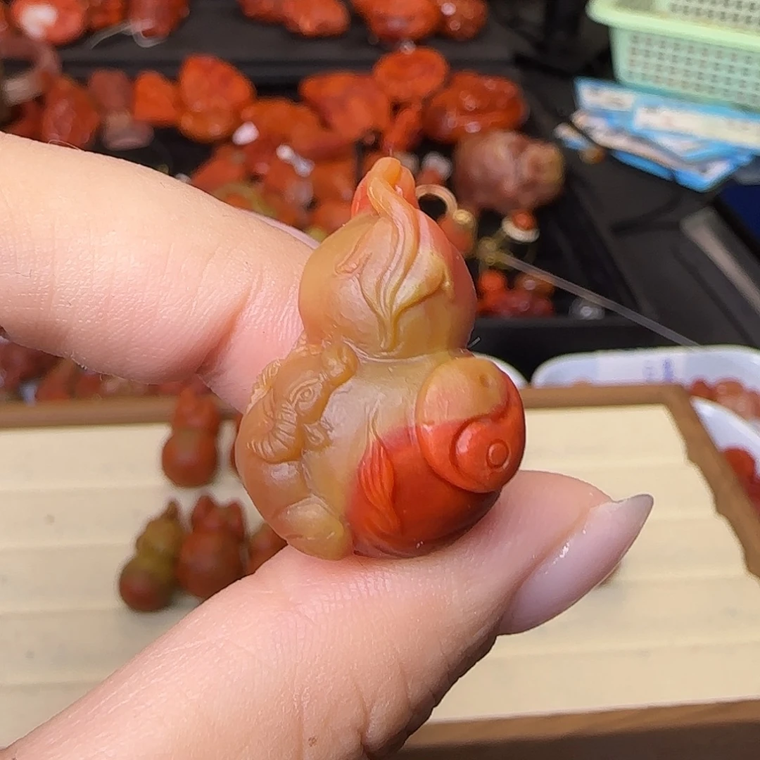 吊坠(不含链)未镶嵌南红玛瑙