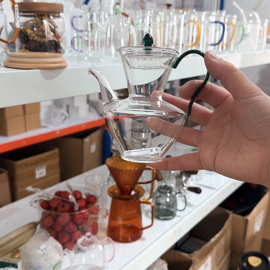 299带盖子青柑墨绿把手