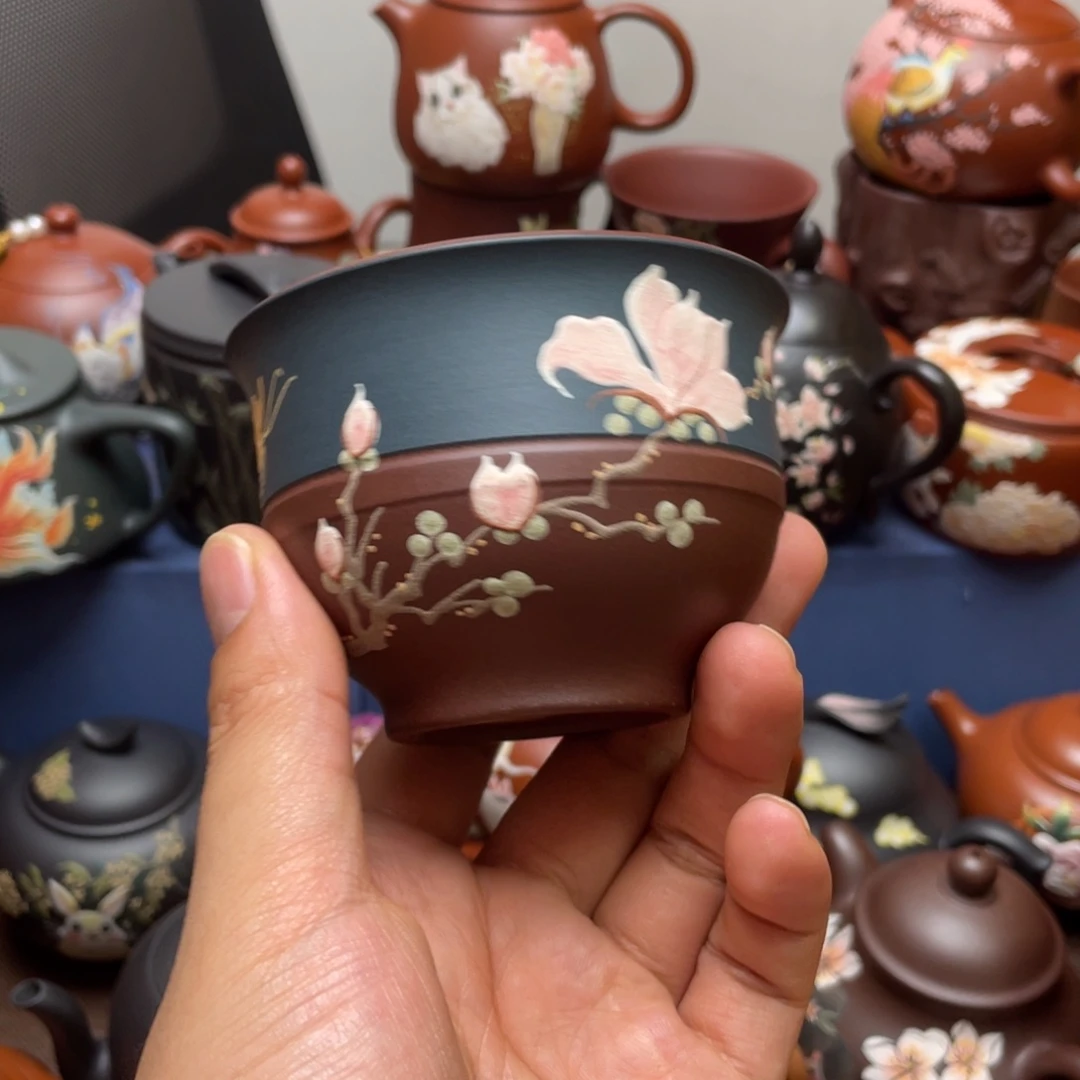 茶杯紫砂紫砂主人杯160cc