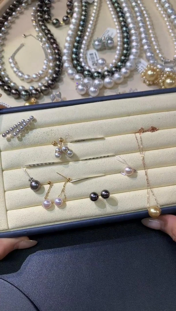 【琪琪臻选】海水珍珠-18k金镶嵌-多样性发货一件-QY103|BZZ