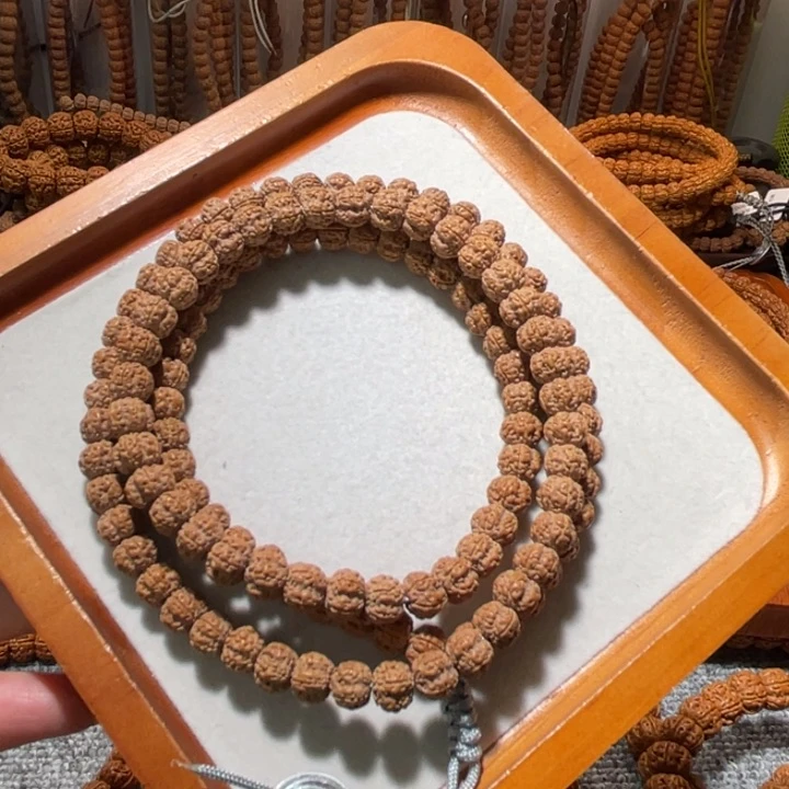 吊坠金刚菩提原桩老树双龙梅花小尺寸长串