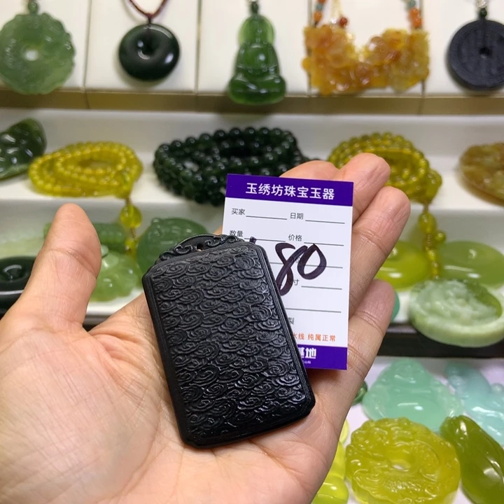 【闪购商品】未镶嵌蛇纹石玉颈饰抖*抖