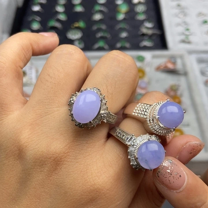 翡翠戒指合金戒指