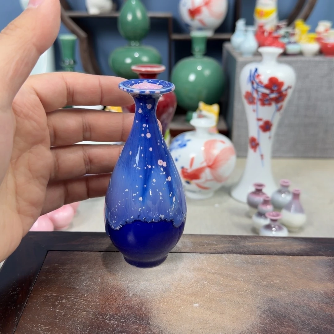 陶瓷手工小花器摆件