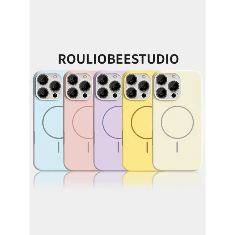 夕与空多巴胺液态磁吸壳适用苹果16/15promax手机壳13/14软12/11