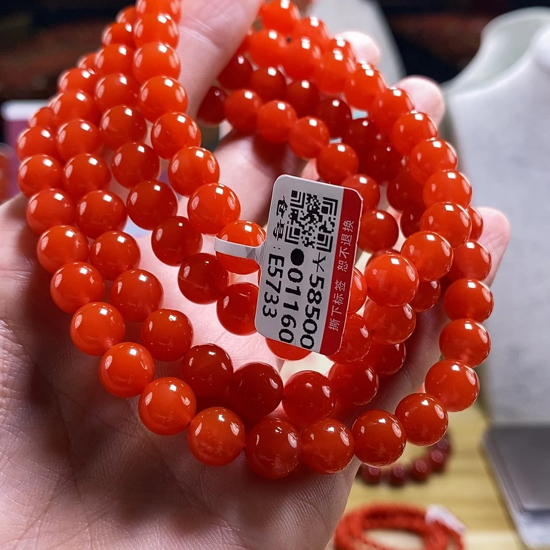 未镶嵌典藏   8+mm    多样性发一南红玛瑙