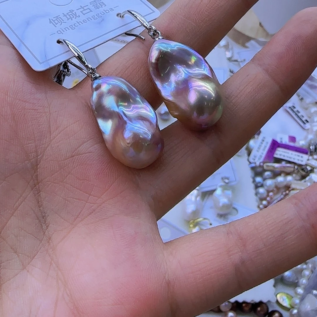 淡水珍珠银S925镶嵌项链定制972