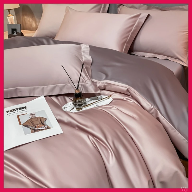 A类200支长绒棉四件套纯棉全棉单被套轻