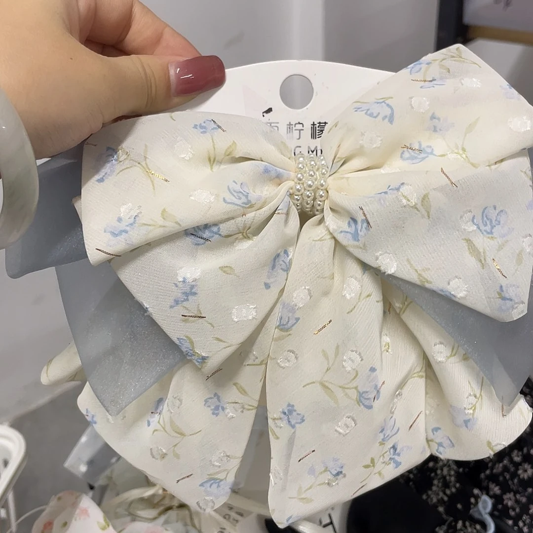 非金属亚克力蓝色碎花