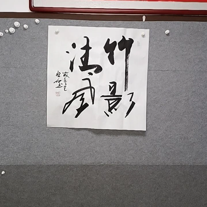 书法来竹影清风40多斗方书法