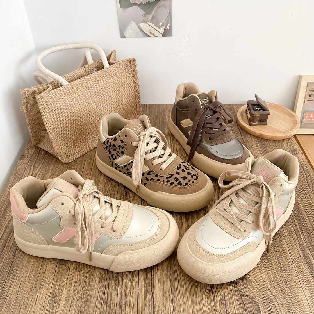 觅觅徳训鞋女2025秋冬季新款小众港风chic潮复古爆款板鞋