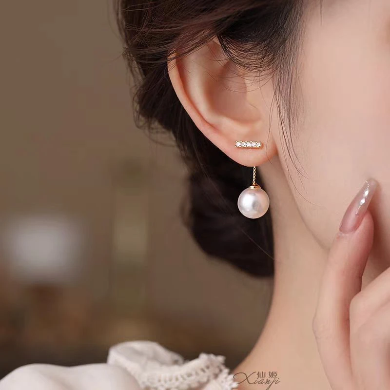 合金仿珍珠耳饰 倩倩家气质自留耳钉