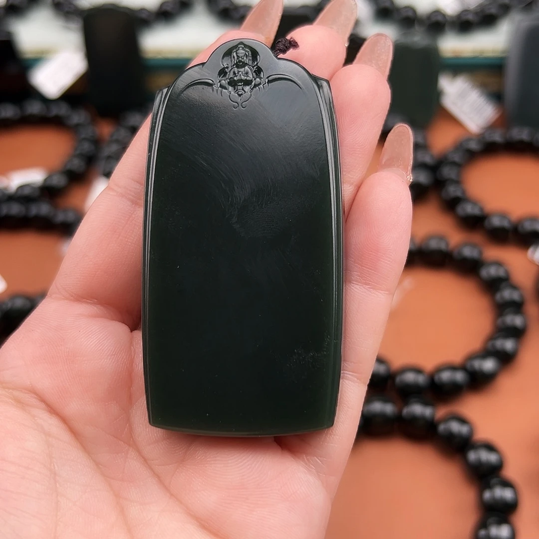 落***劫和田玉未镶嵌手串