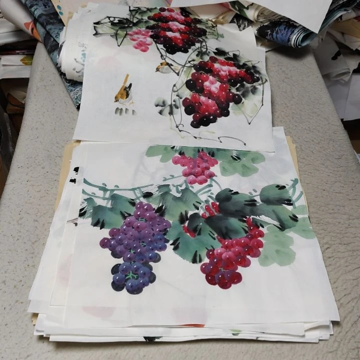 请***床国画国画花鸟花鸟国画