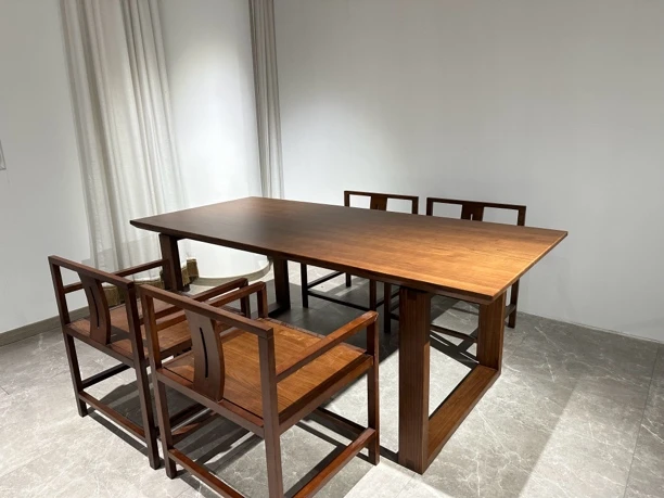 新中式白蜡木茶椅客人椅餐椅