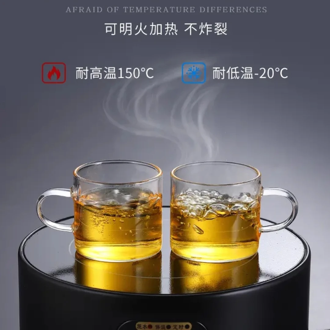 青苹果GPB11高硼硅耐高温高档家用泡茶玻璃杯奶杯创意茶杯130ml