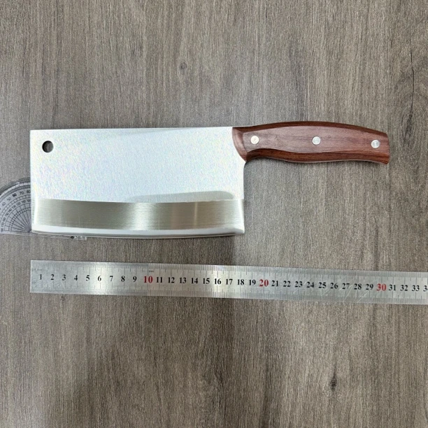 中国阳江不锈钢斩切刀两用锋利切片刀菜刀家用砍骨头专用加宽加厚