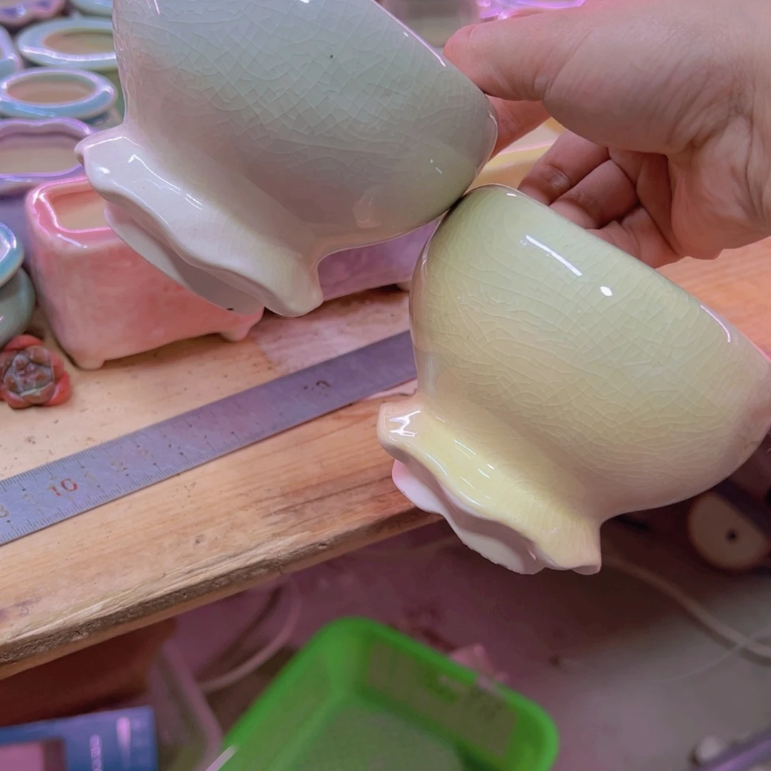 陶瓷花盆当场凑满12包邮