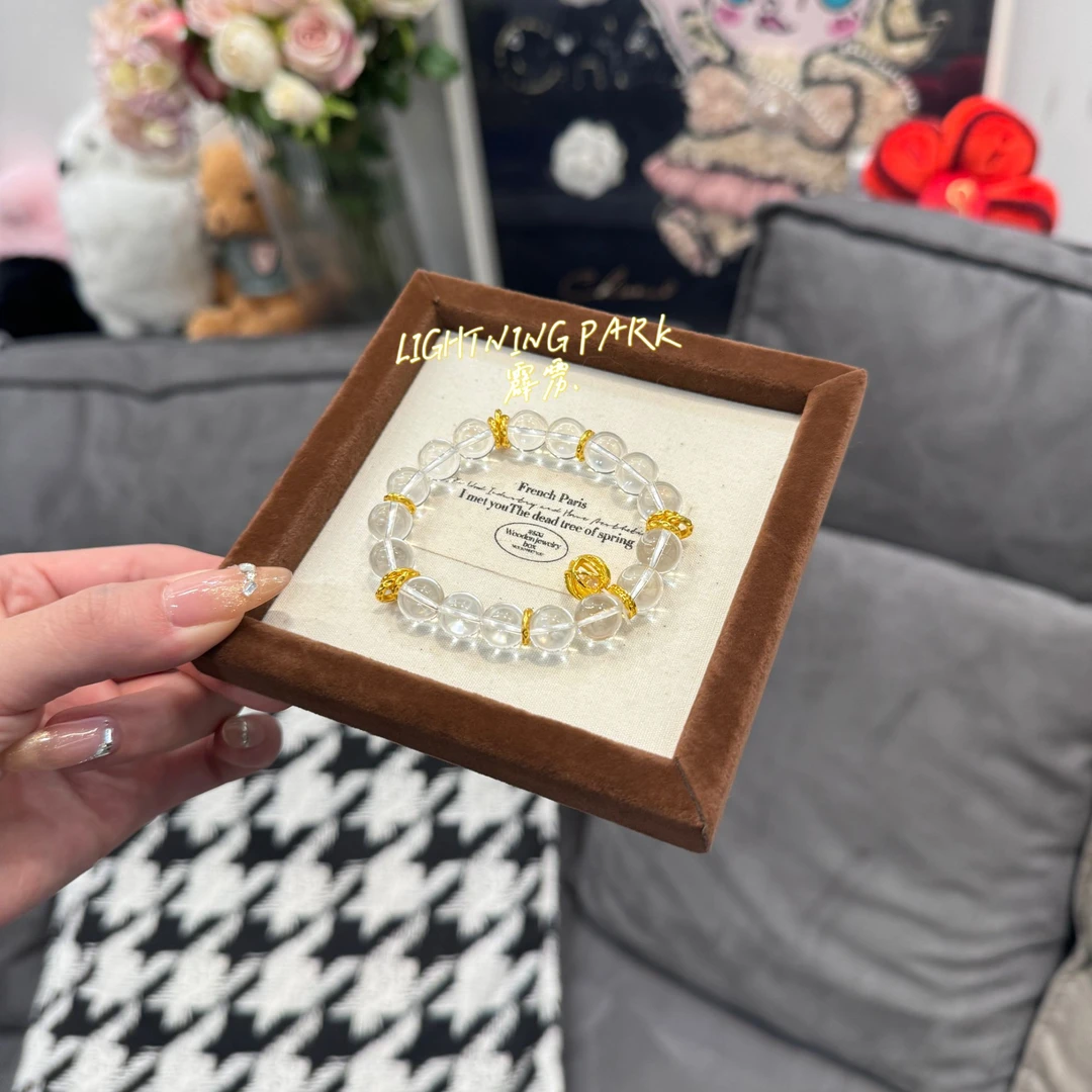 镀K金【霹雳配饰公园】新中式国风晶晶盘缠轻奢手链