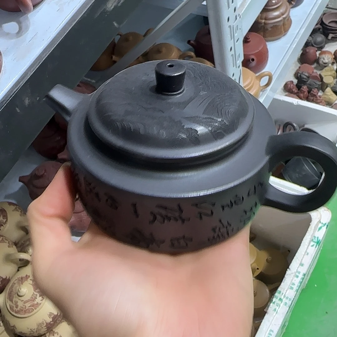 茶壶紫砂民间手艺人全手工制作