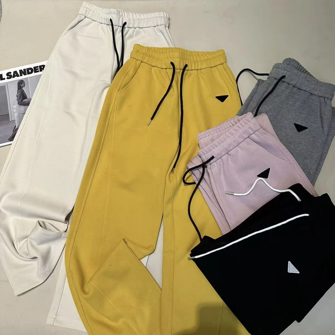 《优麦汇》K5186早春款纯色长裤新款时尚休闲洋气百搭裤女