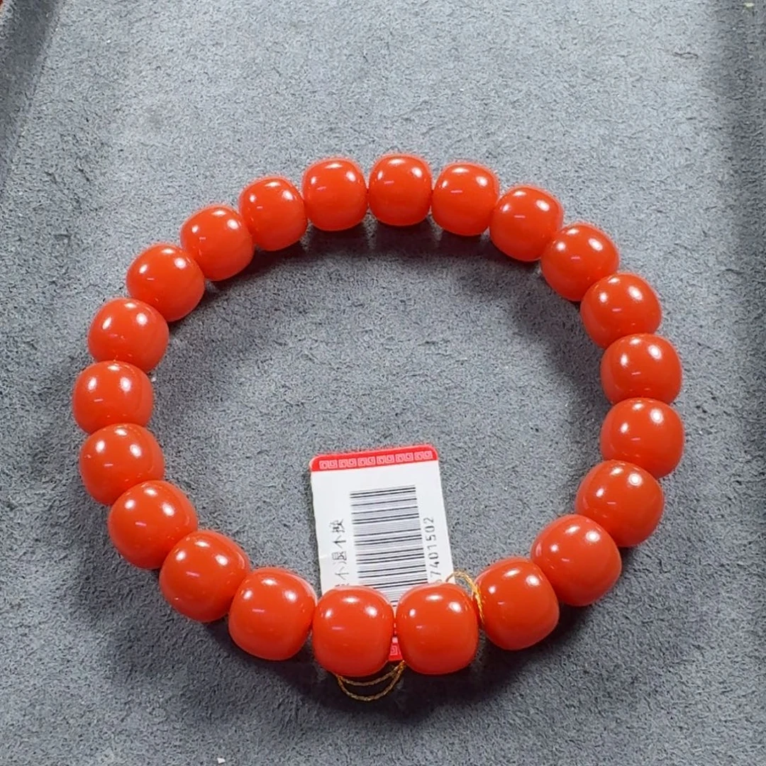 奶***糖南红玛瑙未镶嵌手串