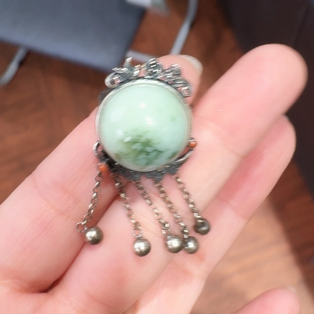 蛇纹石玉未镶嵌戒指