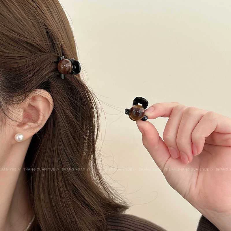 珍珠小号发夹公主头前额刘海侧边碎发抓夹韩国气质高级感发饰饰品