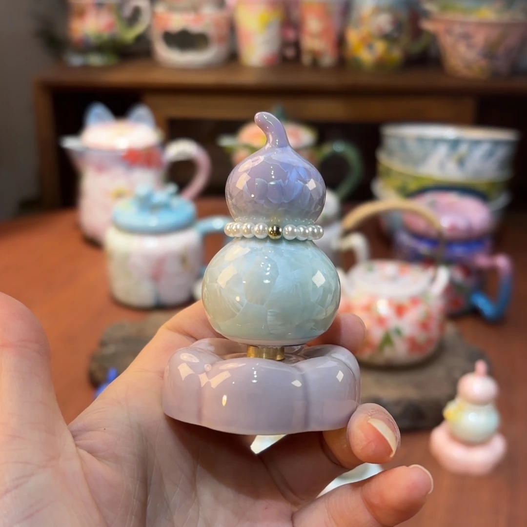 景德镇手绘高温釉下彩陶瓷茶具