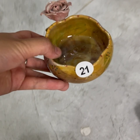 碗手工手捏咖啡杯壶承碗盘
