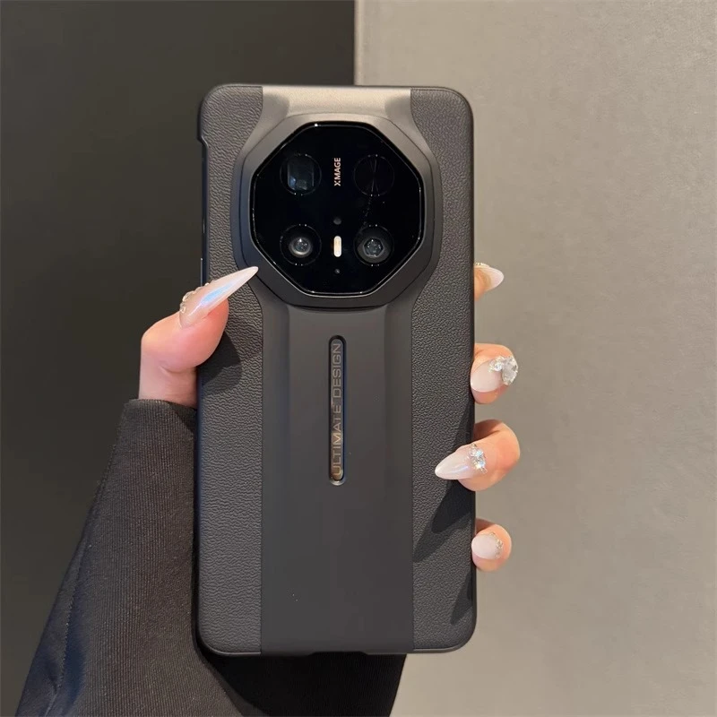 适用华为mate70RS非凡大师手机壳新款真皮60RS高档商务潮牌外壳
