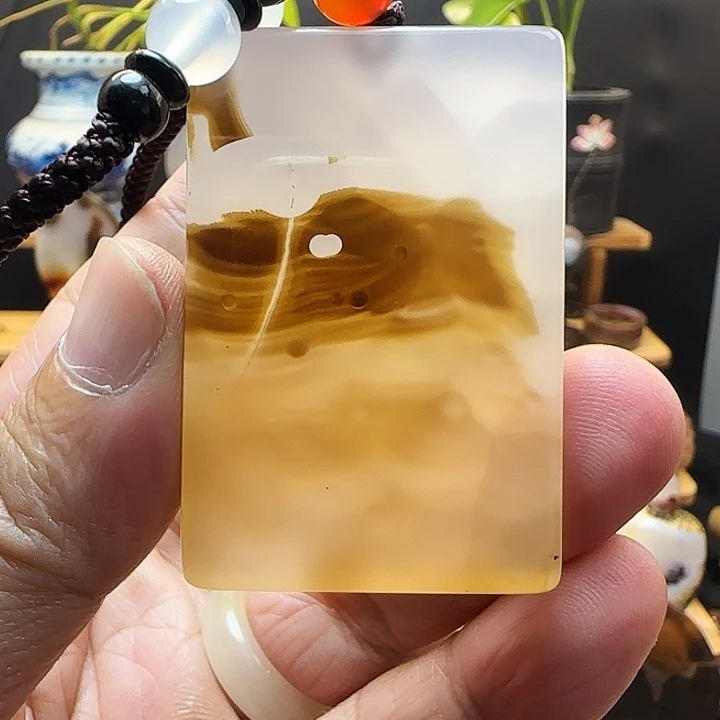 未镶嵌吊坠(赠链)玛瑙/玉髓