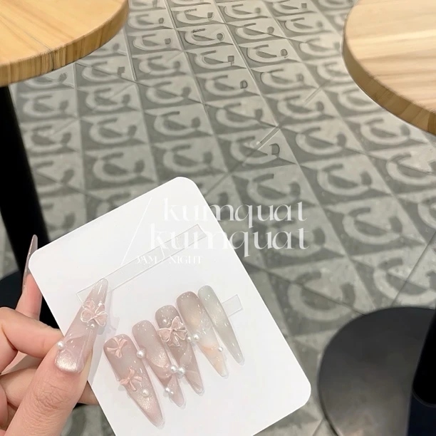 —Nail「在逃公主」/猫眼美甲高级/纯手工穿戴甲 可拆卸